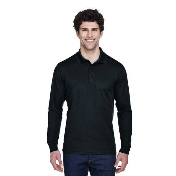 New Black Long Sleeve Core 365 size Small Men's shirt UV Sun Protection Wicking - Picture 1 of 5